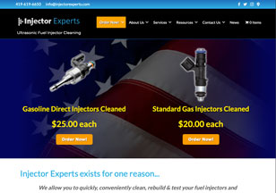 Injector Experts Website design